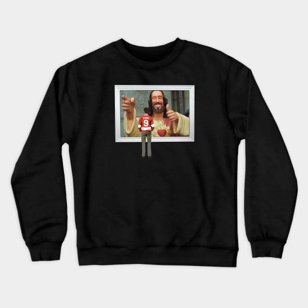 Frye Art - Buddy Christ Crewneck Sweatshirt by @johnnehill